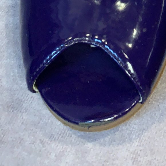 Charlotte Russe Peep Toe Platform Stacked Heels - Picture 8 of 9